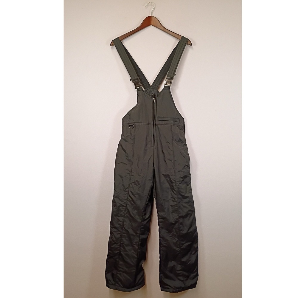 Vintage Gorpcore Norska Women Medium Green Insulated Ski Snow Bib Overalls